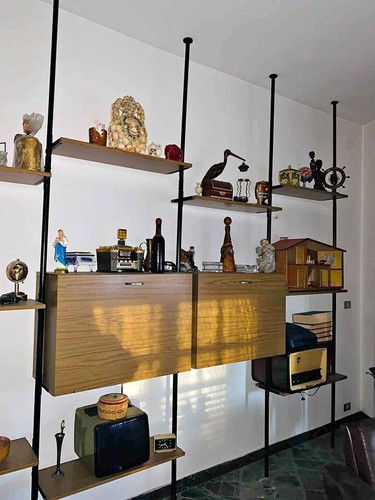 Libreria teak modular cabinet - libreria,